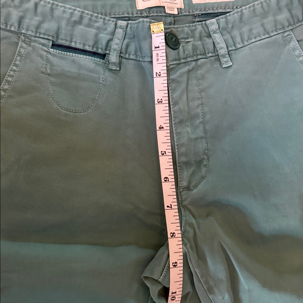Anthropologie Relaxed chino blue green OOS online size 27 - Picture 10 of 12